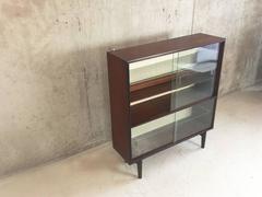 1970s Mid-Century Beaver and Tapley Illuminated Book Case/Display Cabinet
