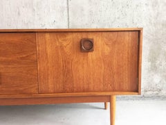 1970s Danish Modern Mid-Century Long Teak Sideboard