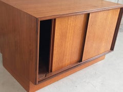 2 x G Plan Mid-Century 1970s Teak Storage Cabinet/Ideal for Vinyl