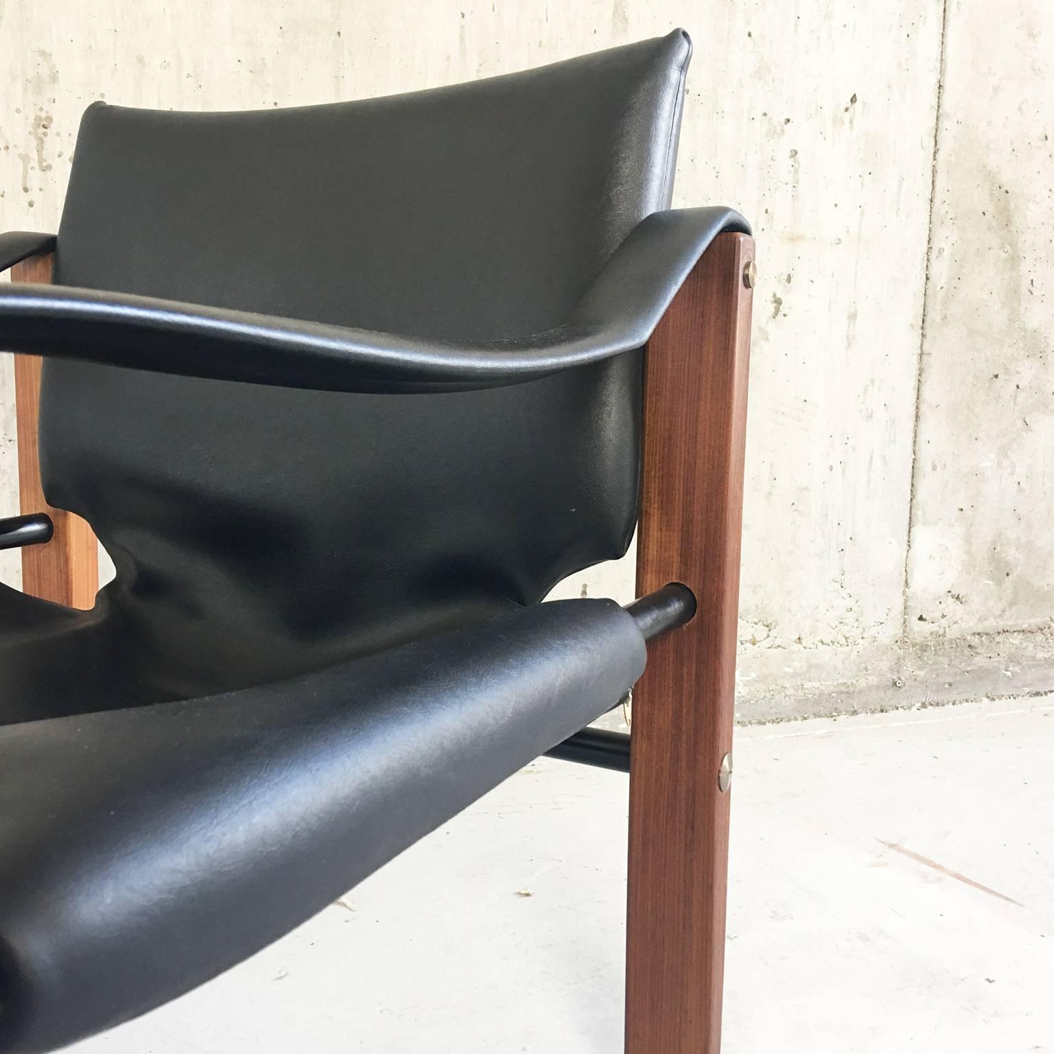 Mid-Century Modern Mid-Century Safari Chair by Maurice Burke for Arkana For Sale