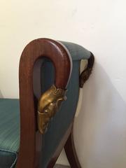 Empire Mahogany Tabouret