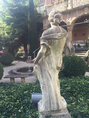 18th Century Marble Garden Statue "Flora"