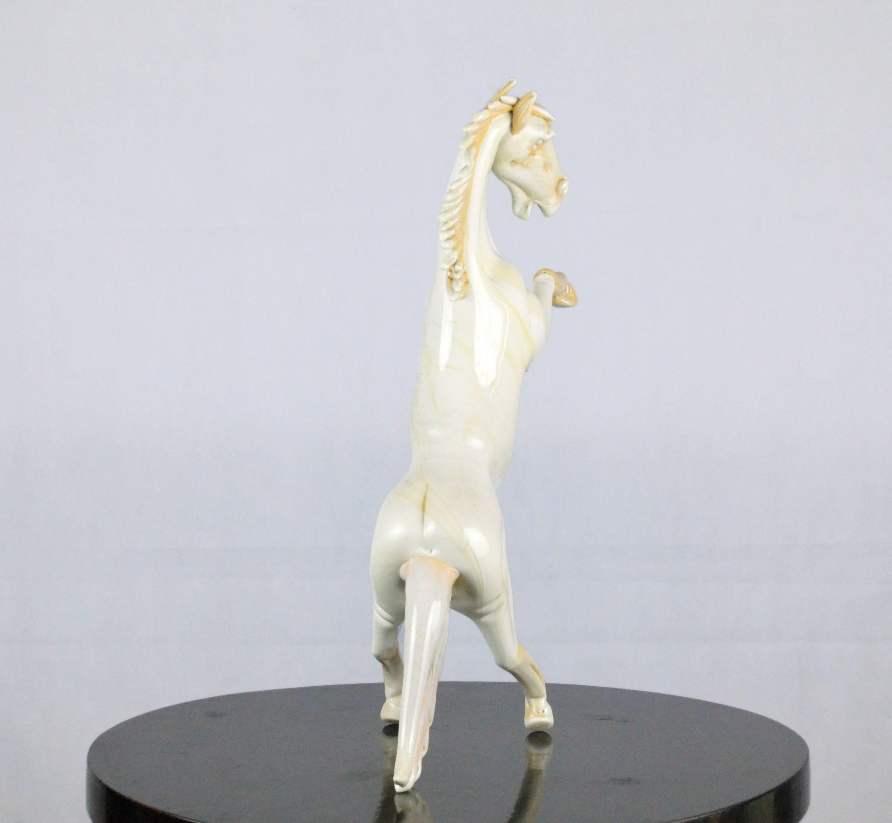 murano glass horse sculpture