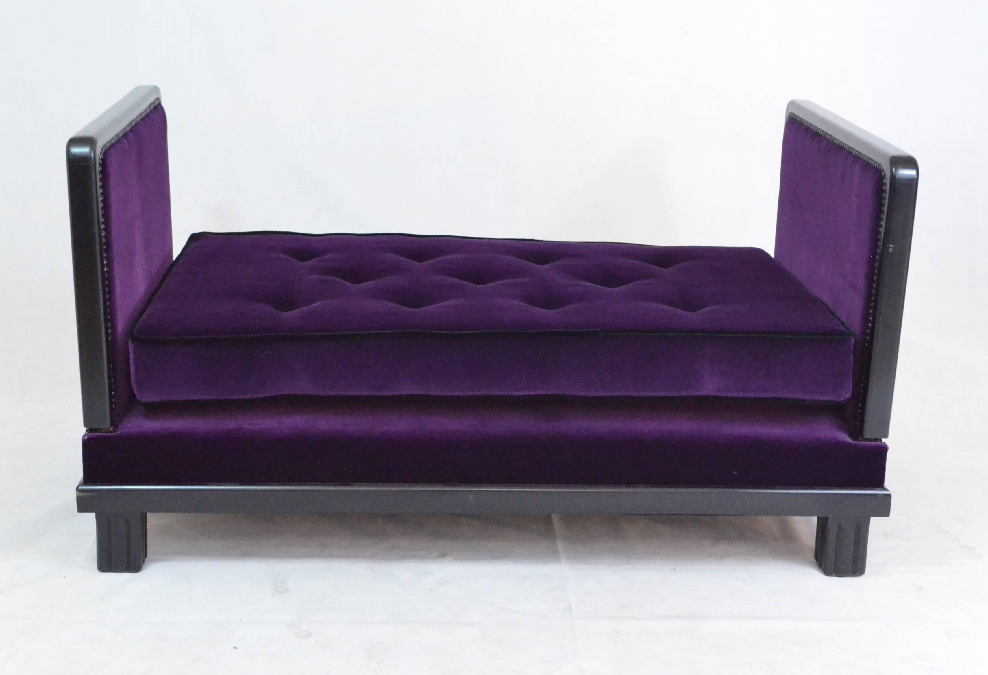 purple daybed