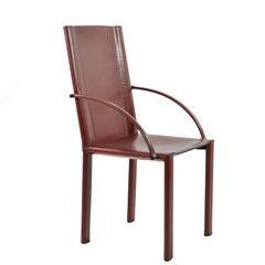 Leather Chairs Signed by Matteo Grassi 8