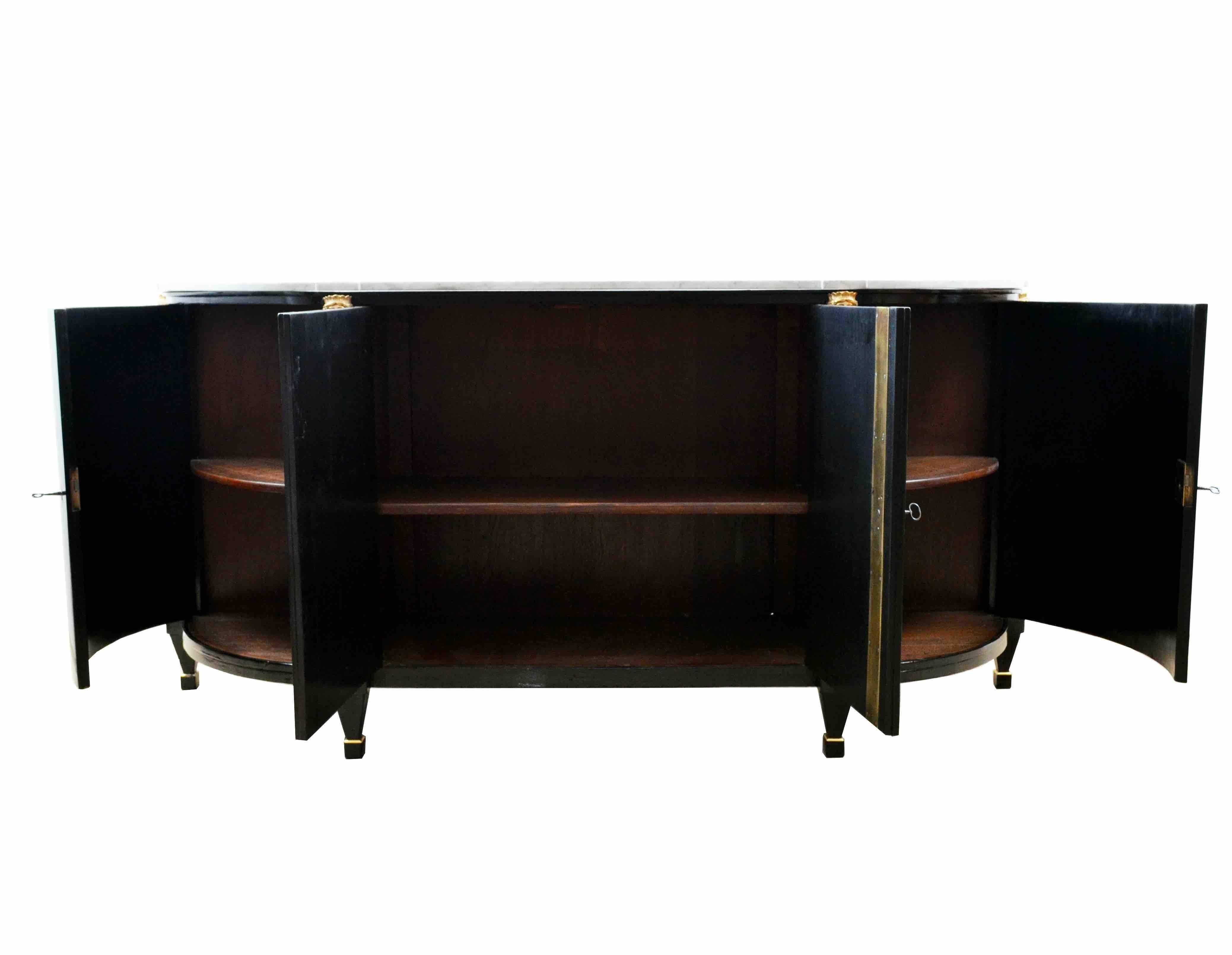 rounded edge sideboard