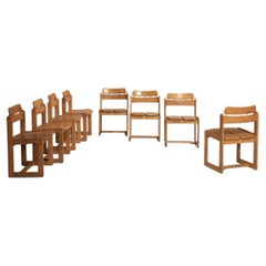 20th Century, Ilmari Tapiovaara for Fratelli Montina Set of 8 Chairs