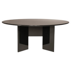 1975 Cassina Antella Console Table, black lacquer, designed by Kazuhide Takahama