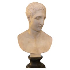 Plaster bust of the god Hermes, made in the early 1900s