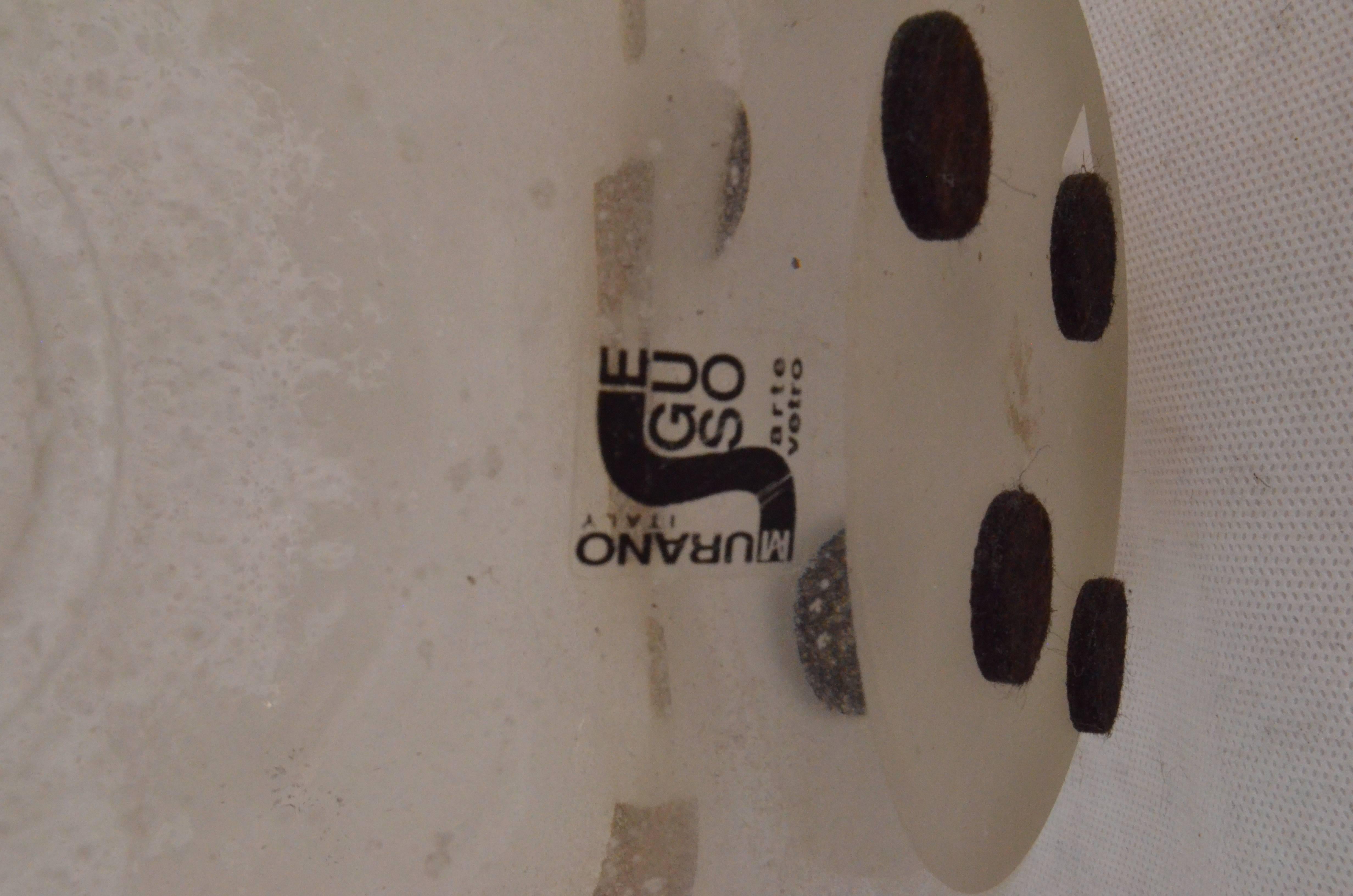 Vase Signed and Marked Seguso, Murano, Italy, 1960 1