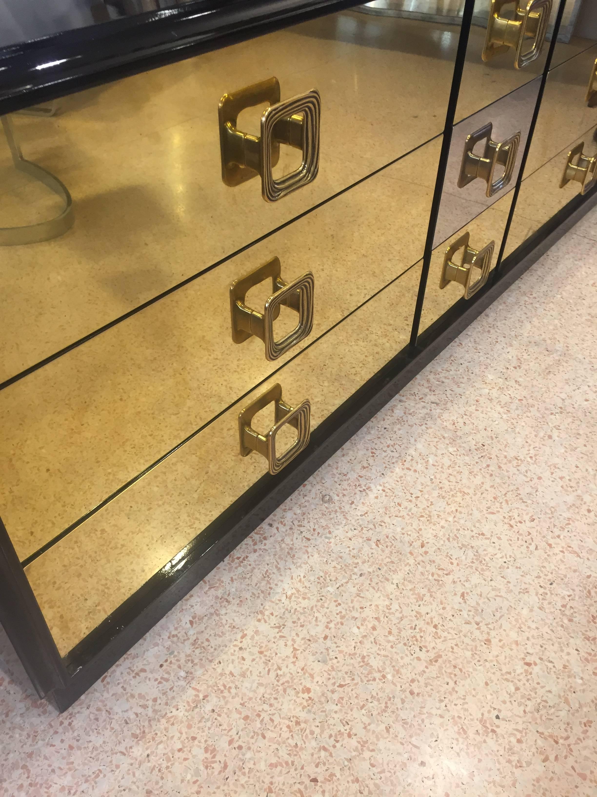 Brass Chest of Drawers 1