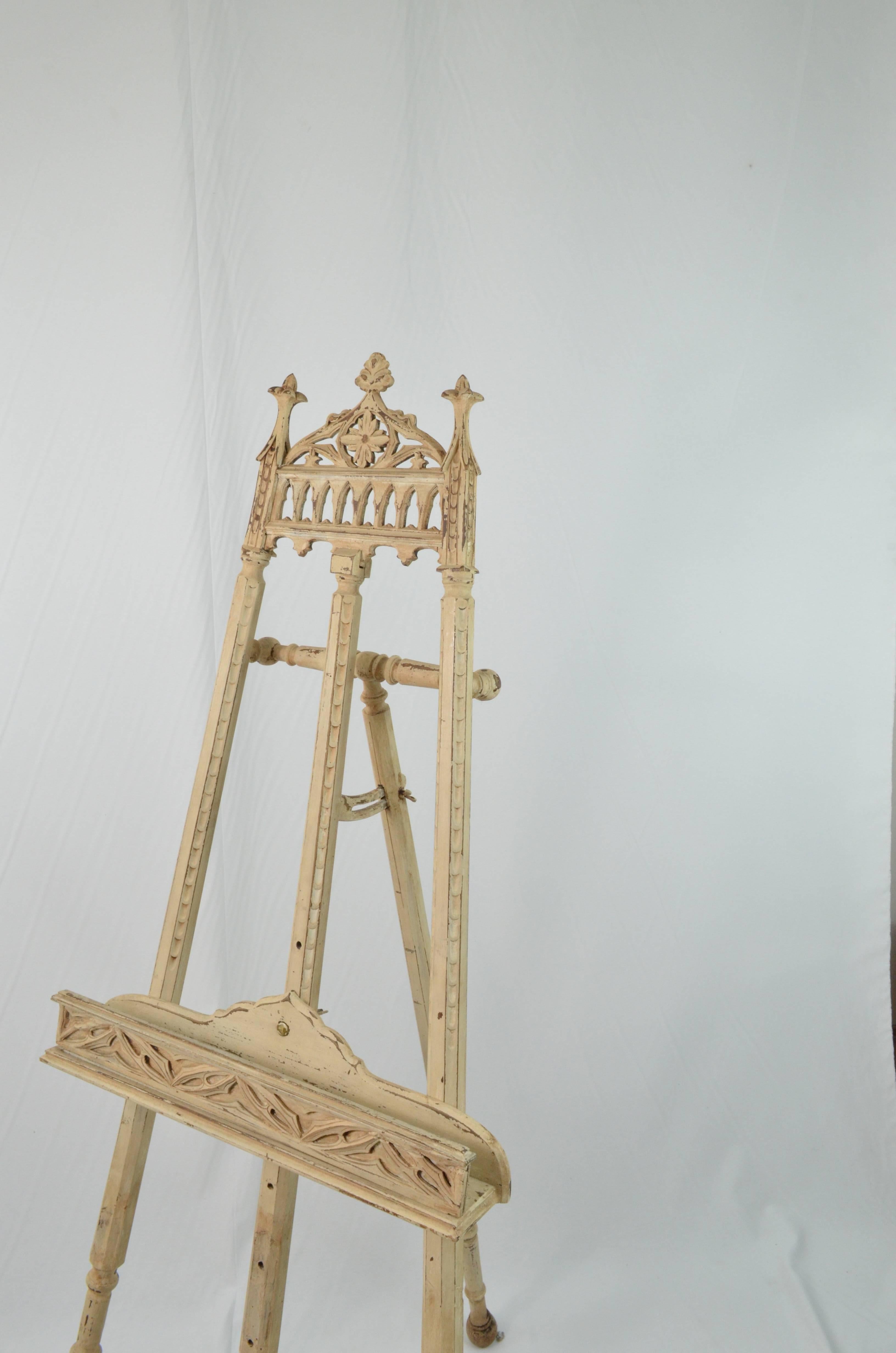 Italian 19th Century Lacquered Easel