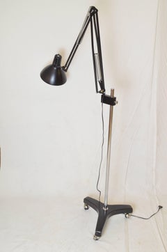 1970s Naska Loris Norway Floor Work Lamp