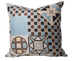 Vintage Pierre Balmain Silk Scarf and Irish Linen Cushion Pillow Set