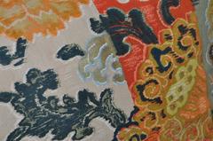 Vintage Italian Cushion Backed in New Irish Linen Pillow