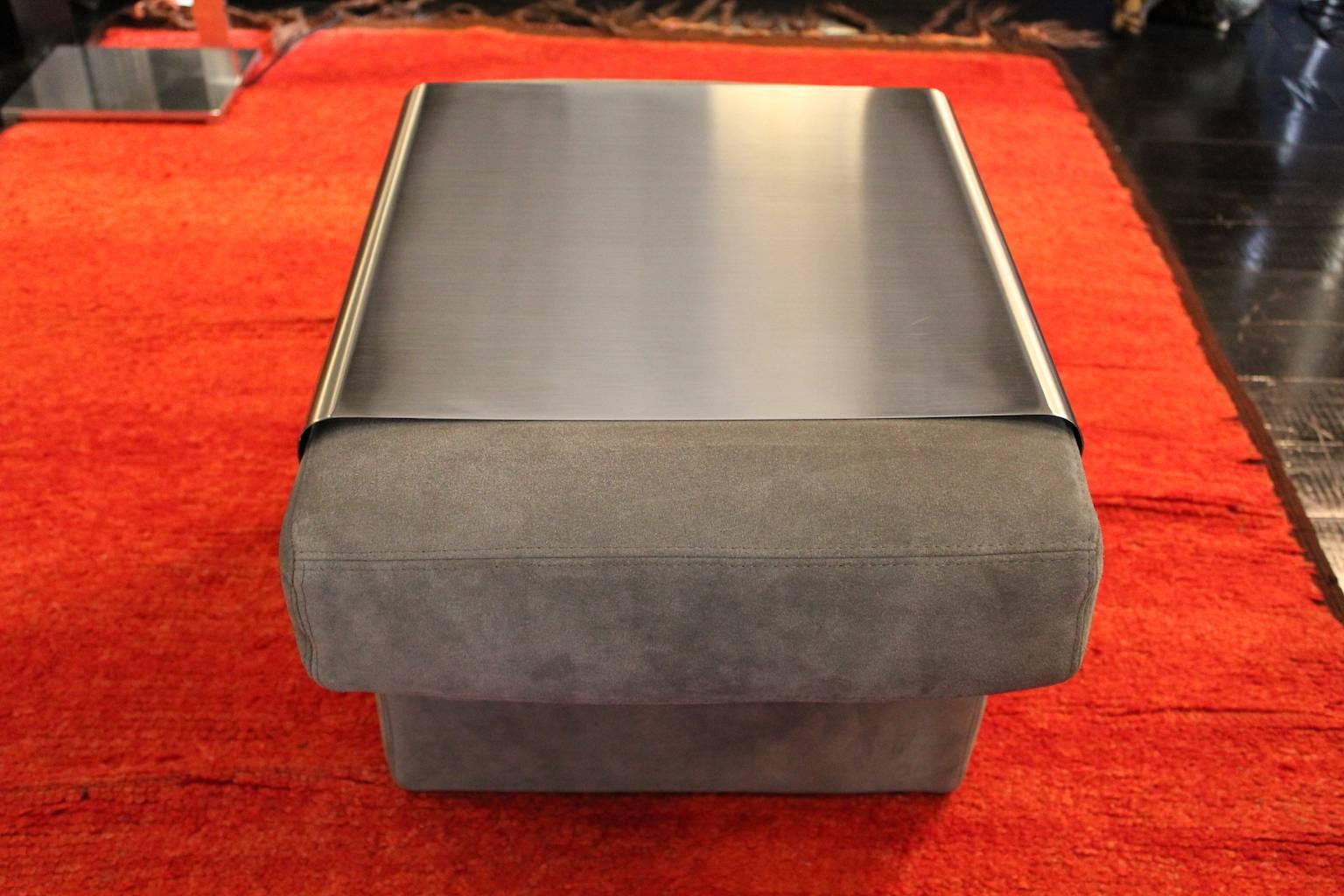 Pair of 1960s Ottoman or Coffee Tables  In Excellent Condition In Milano, IT