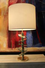 "Saturn" Brass Table Lamps