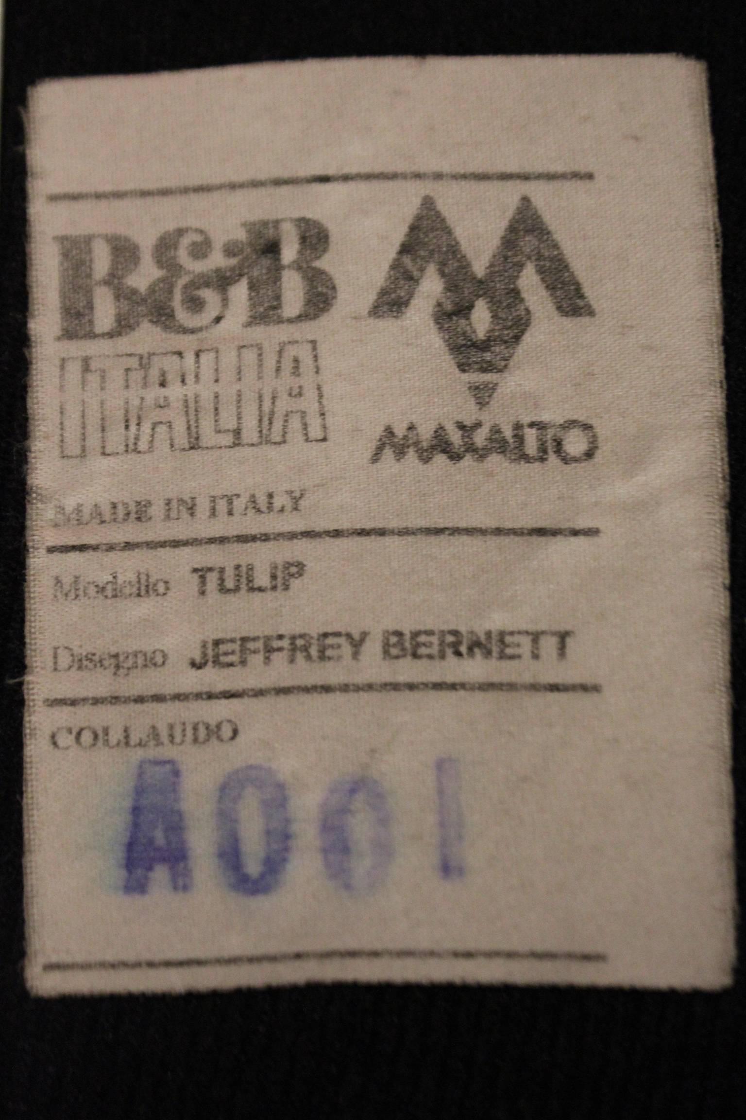 Fin du 20e siècle Fauteuils pivotants Jeffrey Bernett pour B&B des années 1980 en vente
