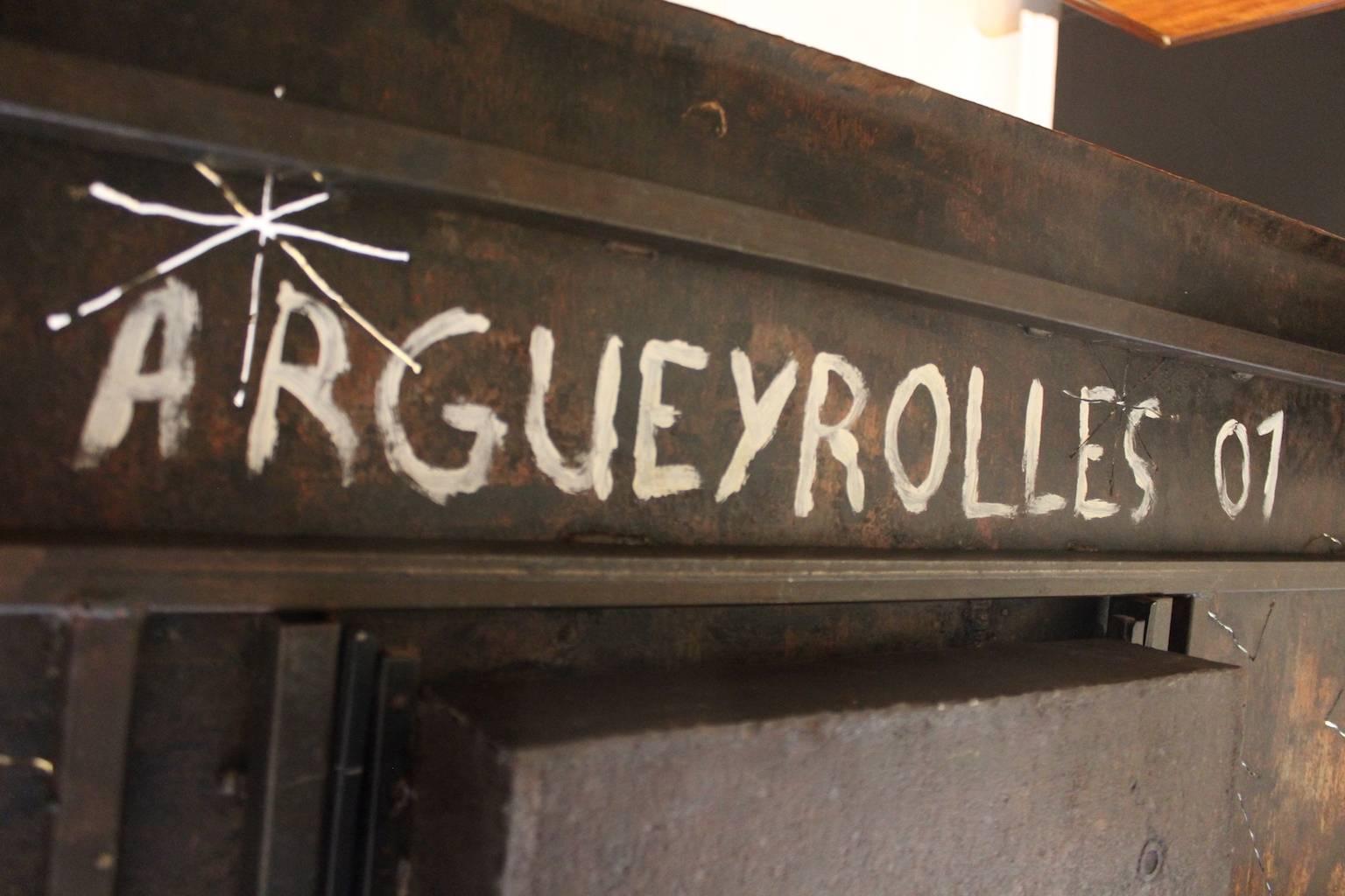 2001 Scrivania rettangolare in metallo in foglia d'oro e bronzo di Jean-Jacques Argueyrolles in vendita 2