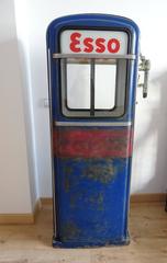 Mid Century Vintage French Gasoline Pump Cabinet from Va De Retro
