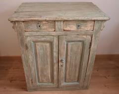Vintage French Wooden Counter, Mid-20th Century