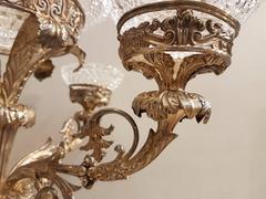 Silver and Crystal Epergne or Centre Table, Matthew Boulton, England, 1824