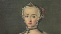 "Maria Theresa of Habsburg" - Oil Painting by Alessandro Longhi, Venice, 1760s