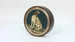 Tortoise Shell and Gold Box with Micromosaic by Raffaelli, Rome, 18th Century