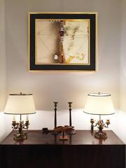 Danish 1970s Abstract Mixed-Media Picture