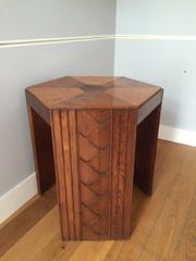 Rare Model French Art Deco Walnut Centre Table or Gueridon