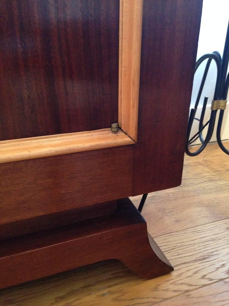 Important French Mahogany, Oak and Sycamore, 1940s Buffet Sideboard 2