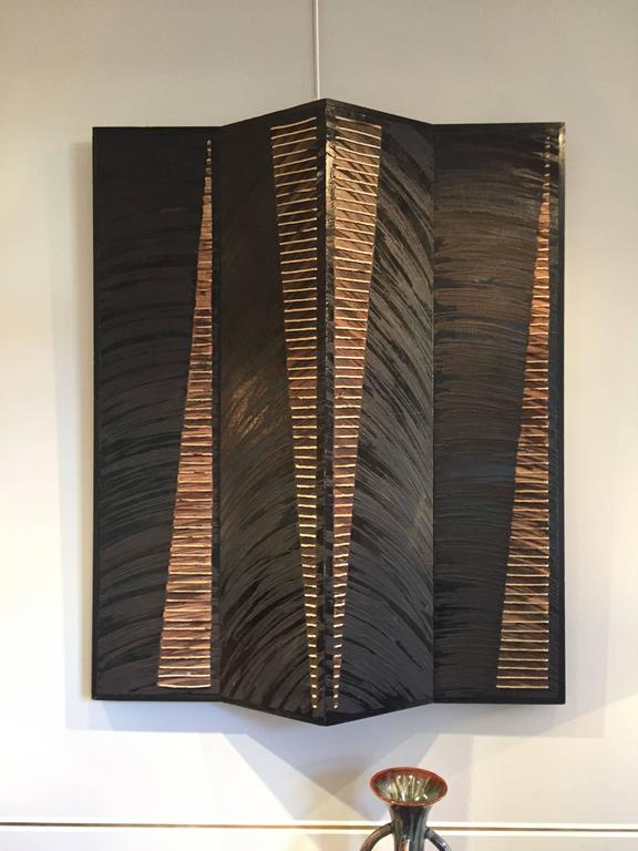 Unique 1970s Large Wall Sculpture For Sale at 1stdibs