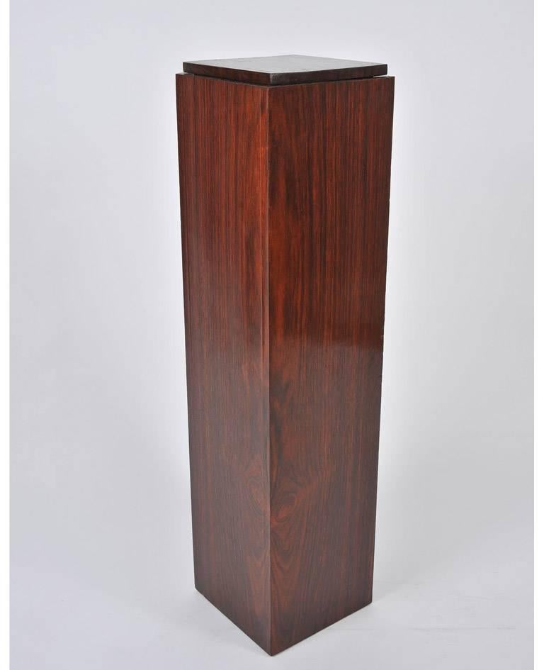 French Art Deco Rosewood Pedestal In Good Condition In London, GB