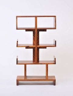 French Art Deco Macassar Ebony Bookcase