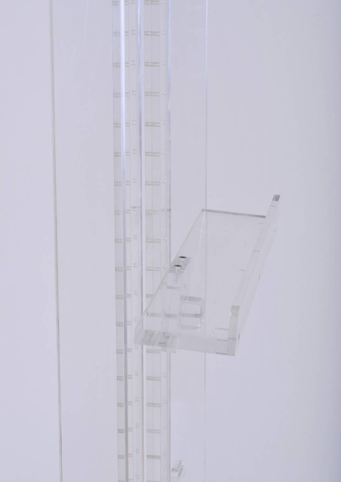 French 1970s Monumental Perspex Easel 3