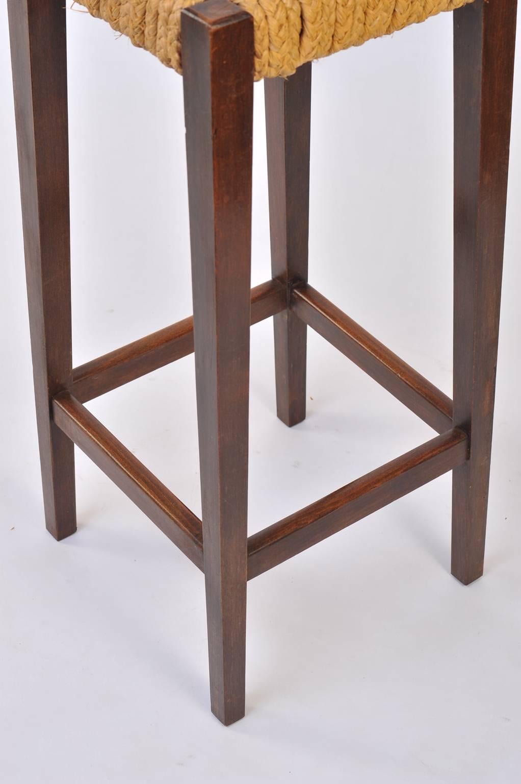 Pair of Bar Stools by Audoux-Minet 1