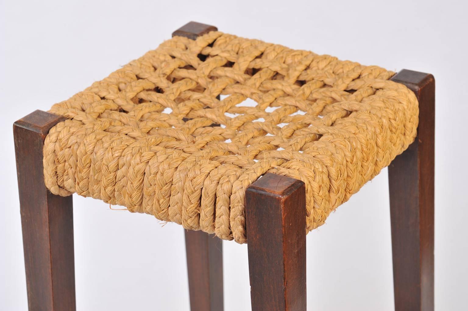 Pair of Bar Stools by Audoux-Minet 2