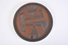 Pair of Cubist Ceramic Wall Plates
