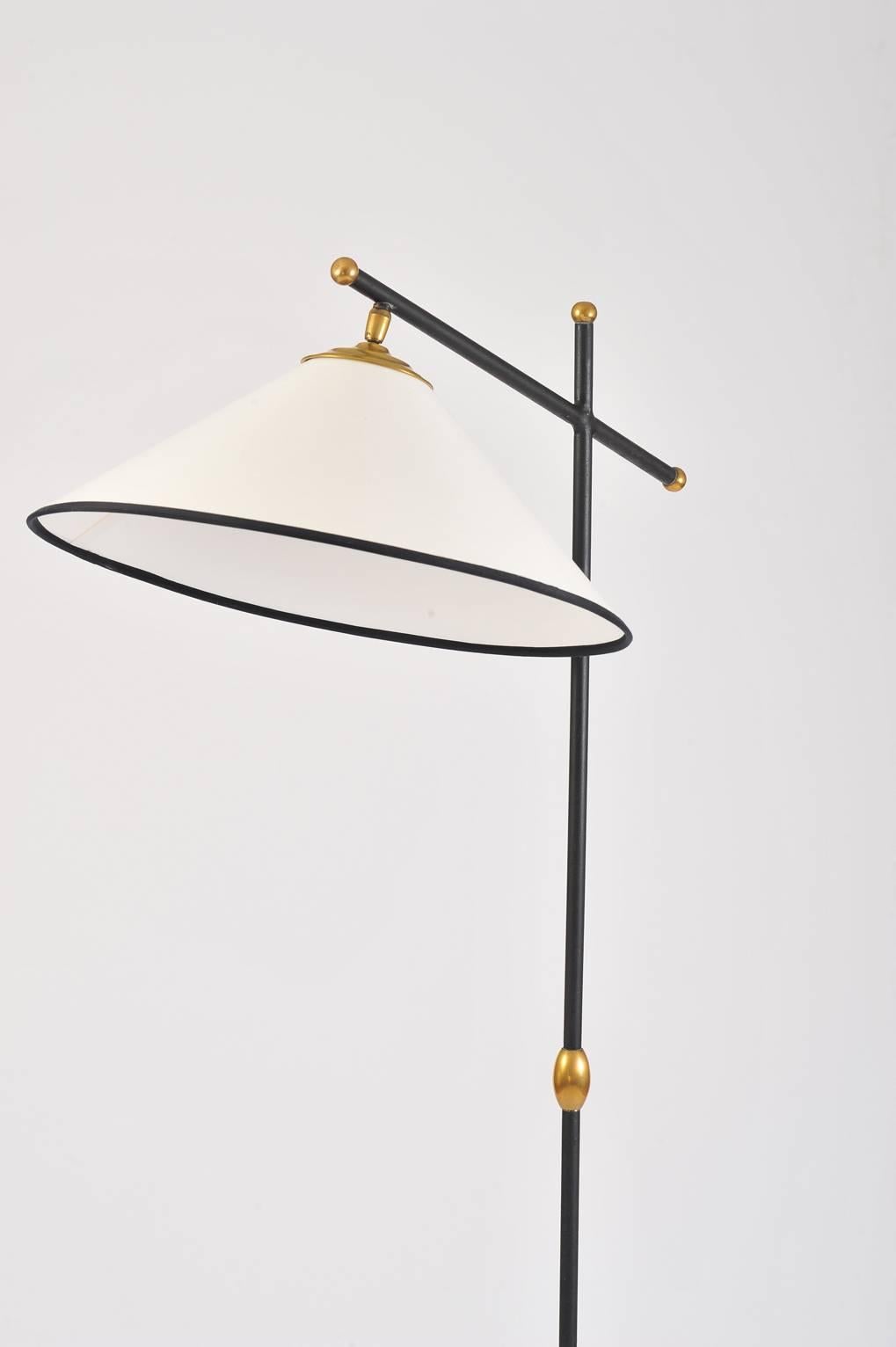 French 1950s Floor Lamp In Excellent Condition In London, GB