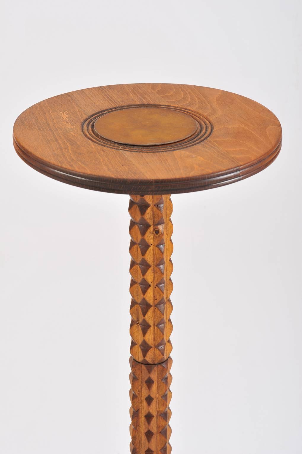 Unusual French Side Table or Pedestal 1