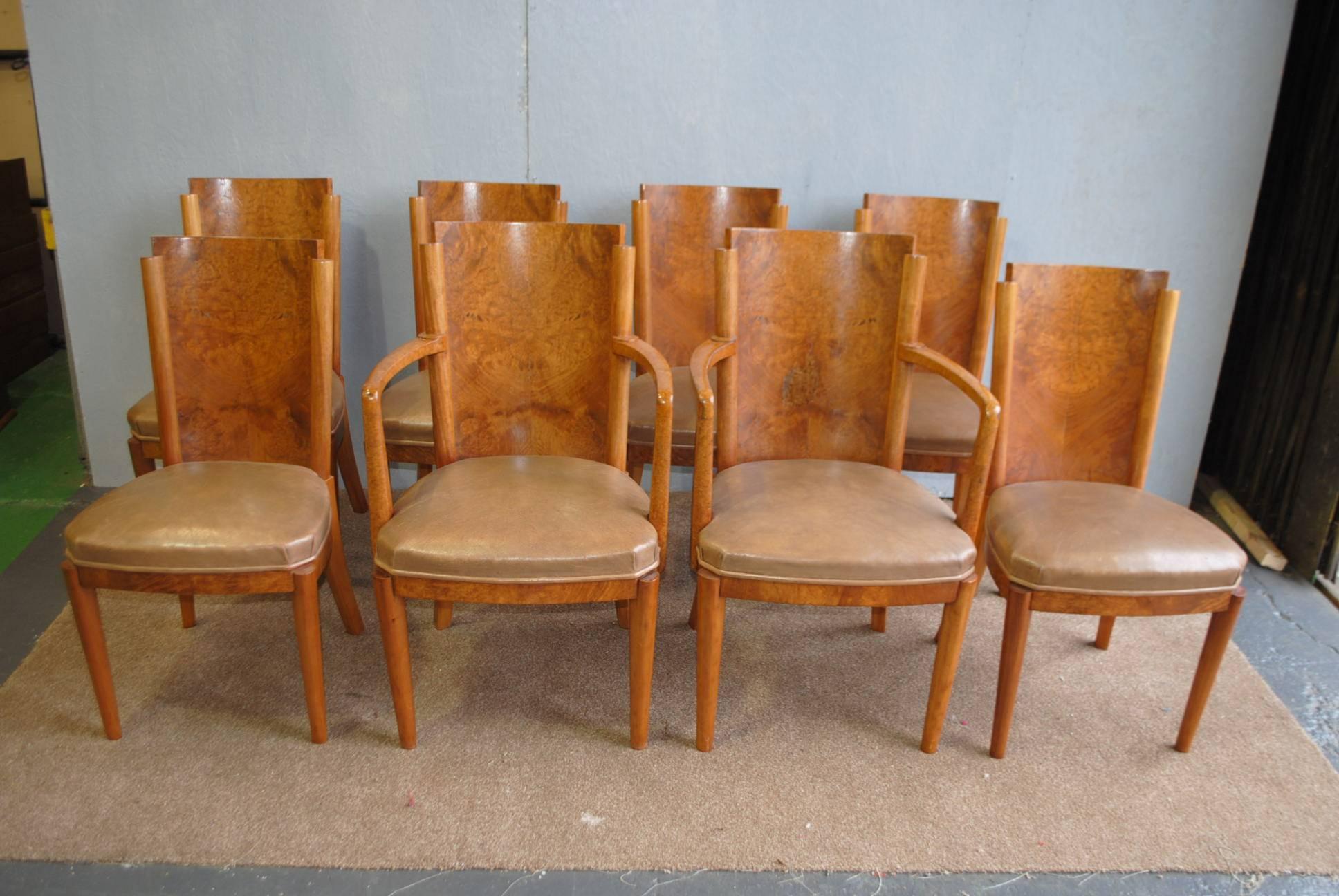 Original Art Deco Hille Dining Room Suite In Excellent Condition For Sale In Wigan, Lancashire