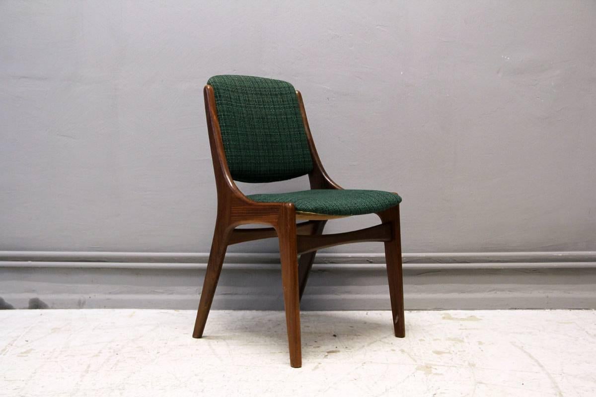 This rare set comprising of four dining chairs model 