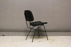 Black Cocorita Side Chair by Gastone Rinaldi for Velca Legnano, Italy, 1950s