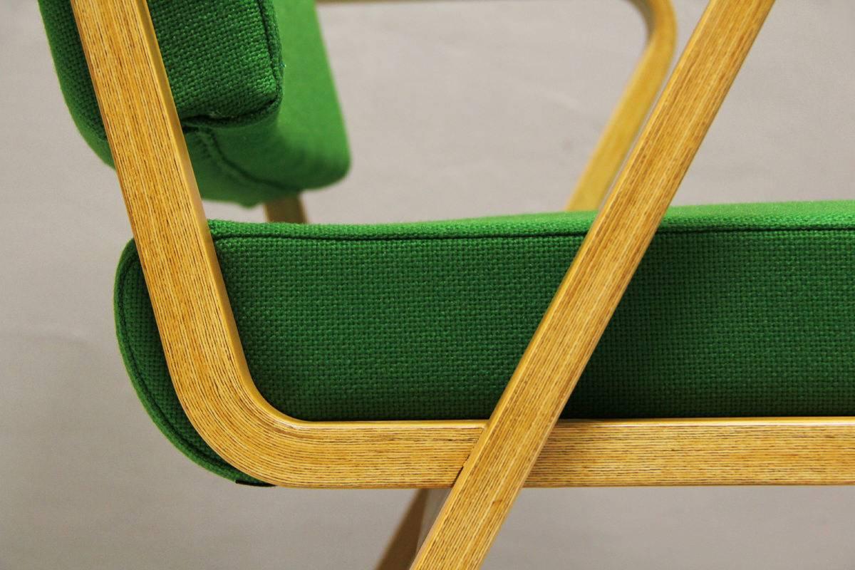 Beech Armchair by Selman Selmanagic for VEB Deutsche Werkstätten Hellerau, 1957 For Sale