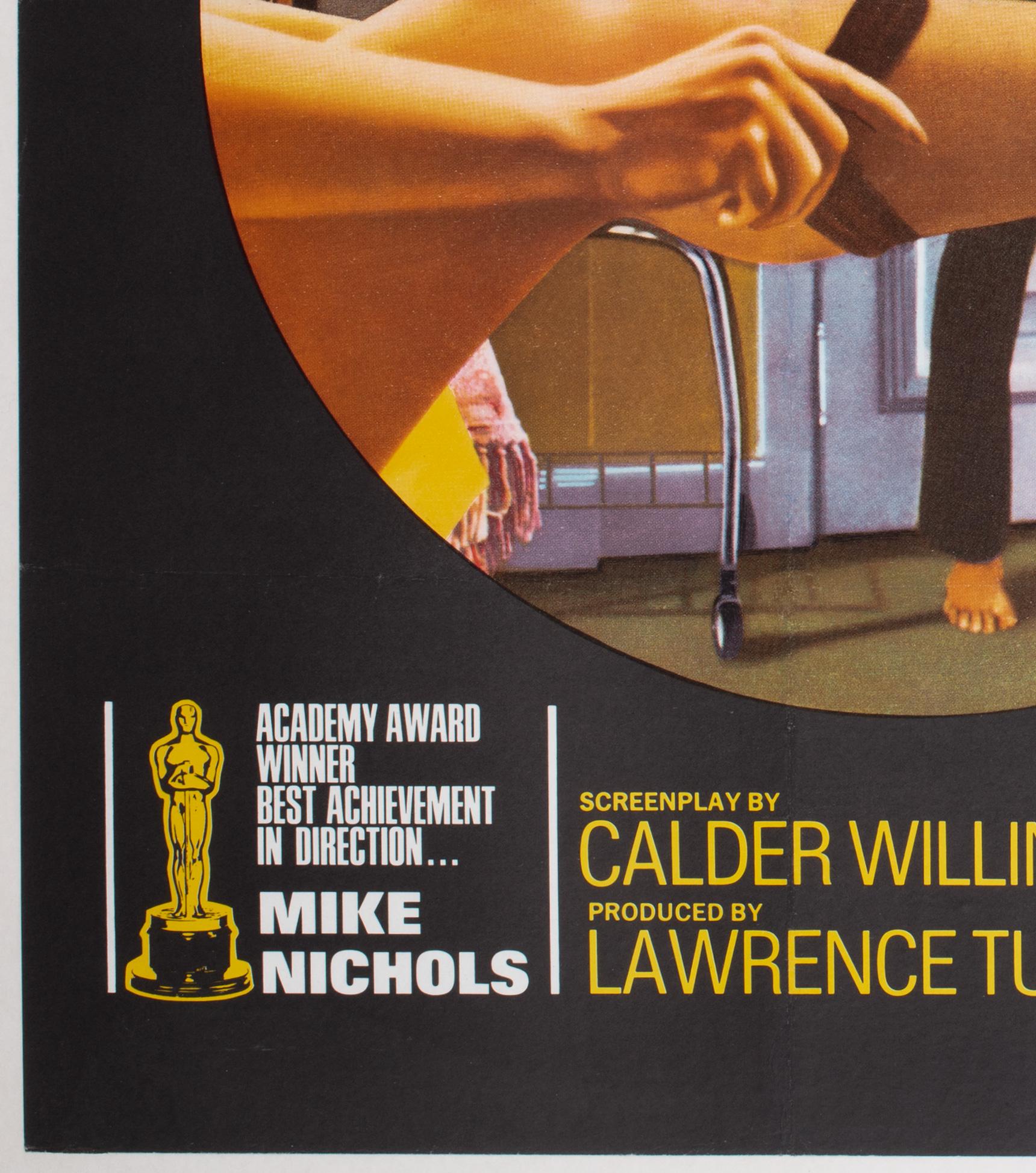 20th Century The Graduate 1967 UK Quad Film Movie Poster For Sale