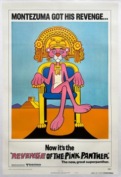 Vintage "Revenge of the Pink Panther 1987" US 1 Sheet Film Poster, Advanced Style B