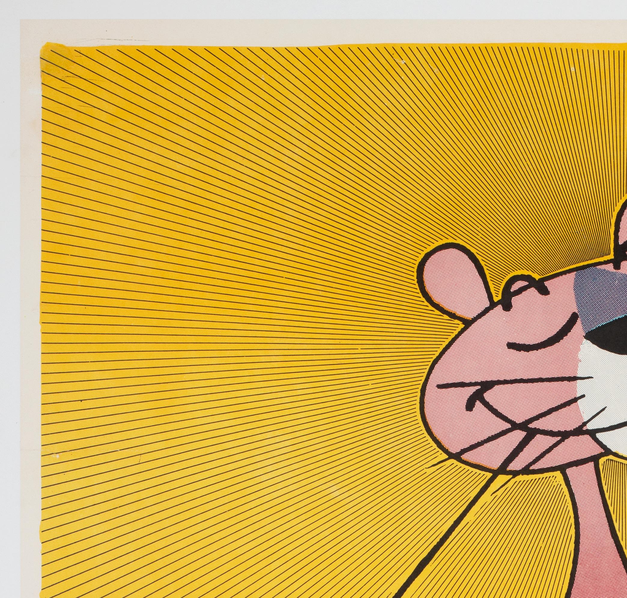 „The Pink Panther“, Spanische MARATHON 1974, 1 Blatt, Filmplakat im Zustand „Hervorragend“ im Angebot in Bath, Somerset