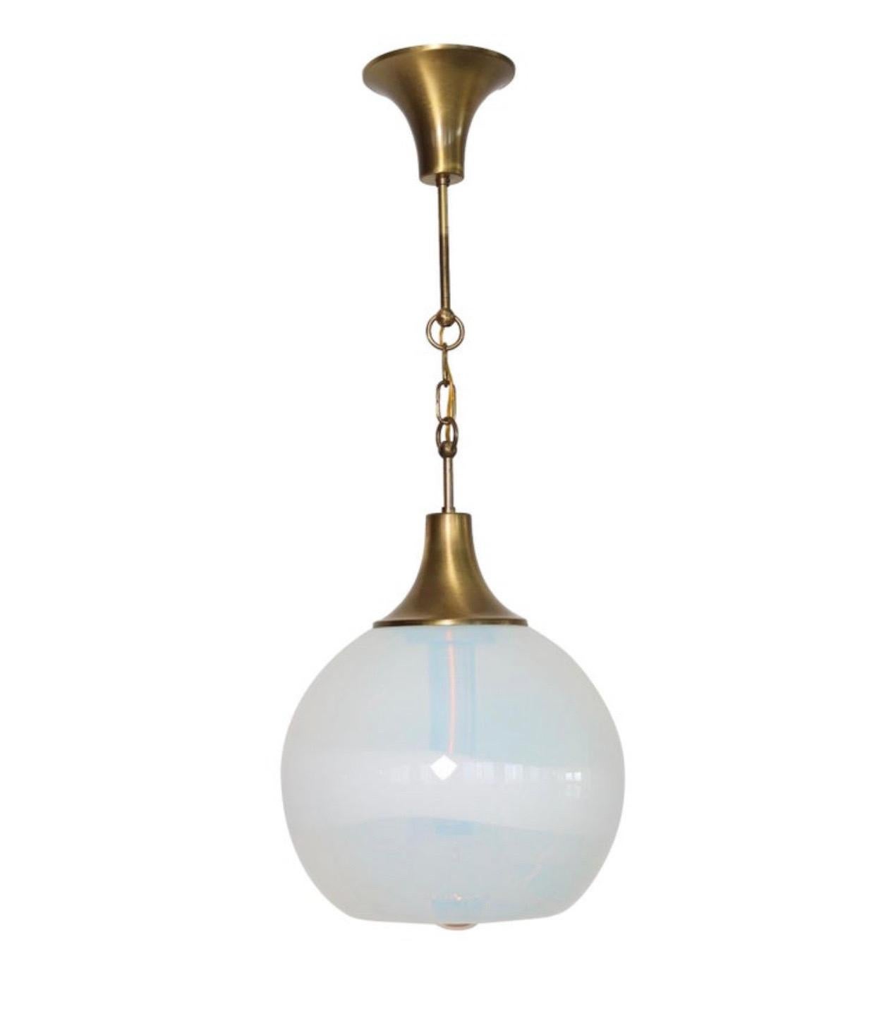 On hold f. Erik: 4x Brass Murano Rostrato Wall Sconces + Mazzega pendant lamp 12