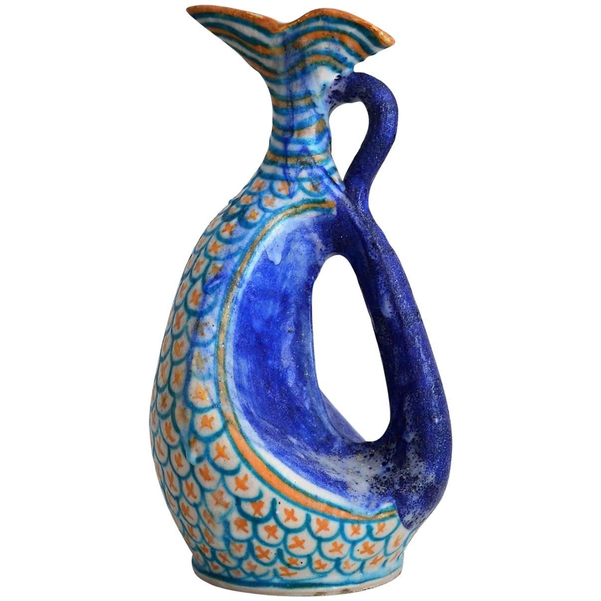 Italian Midcentury Ceramic Vase by CAS Vietri, 1950s