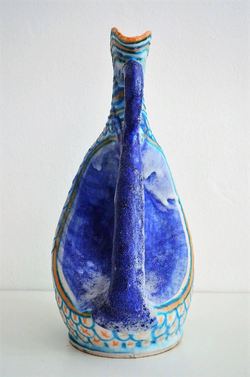 Italian Midcentury Ceramic Vase by CAS Vietri, 1950s 1
